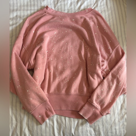 No Boundaries Sweaters - No Boundaries Pink and White Cozy Sweatshirt